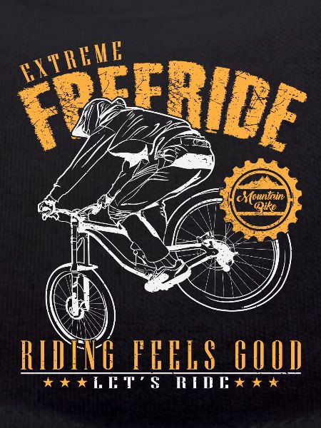 Downhill extreme mountain biking