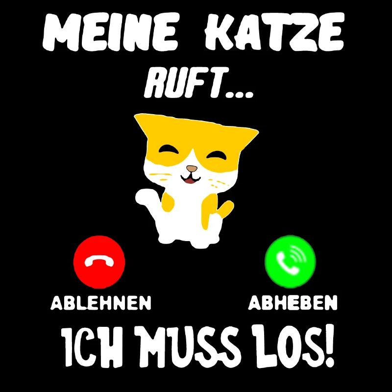 Katze Katzen Faul Katzenshirt Katzen Geschenkidee