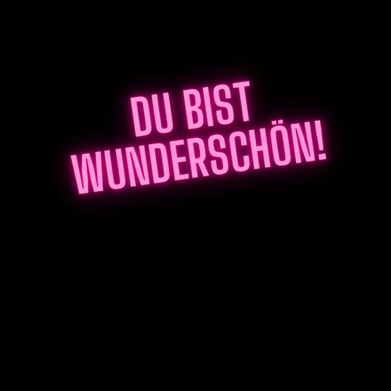 Du bist Wunderschön Geschenk Geschenkidee