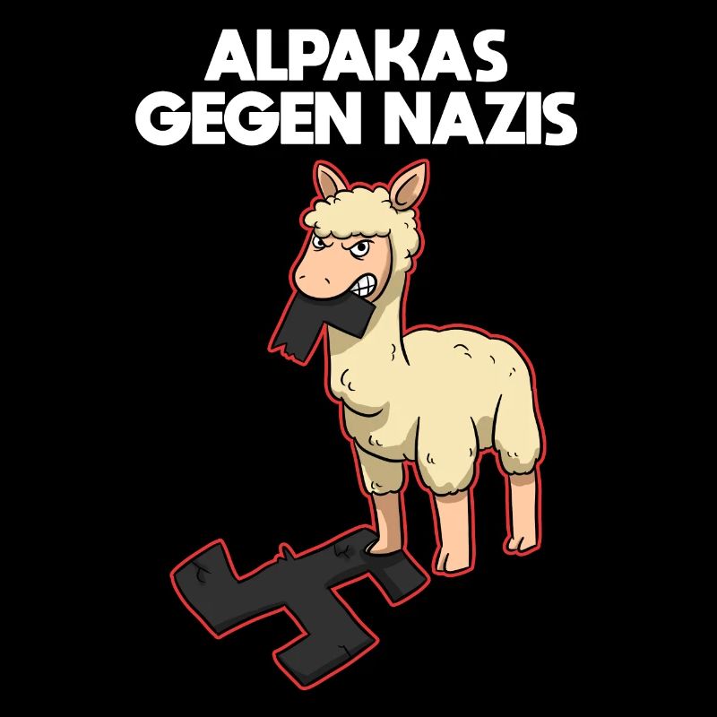 Alpakas gegen Nazis