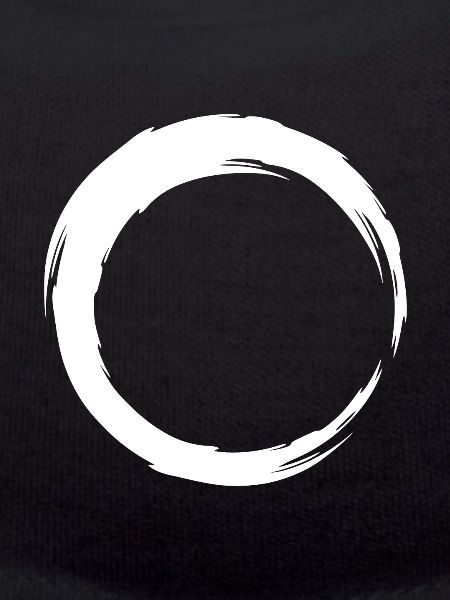 Circle line icon white