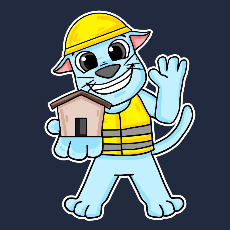 Cadeau de construction de maison de chat constructeur