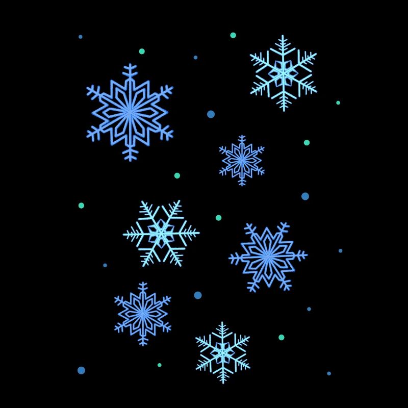 Schneesterne, Eiskristalle