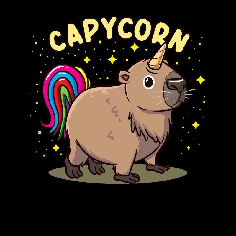 Capycorn Capybara Unicorn - Mignon rongeur Kawaii