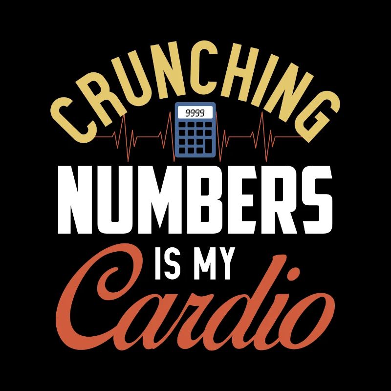Le nombre croquant est mon cardio - cadeau drôle