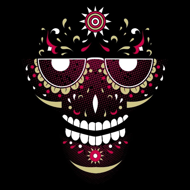 Lächelnder Schädel