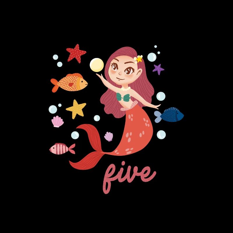 5ème anniversaire sirène sous la princesse de l'eau