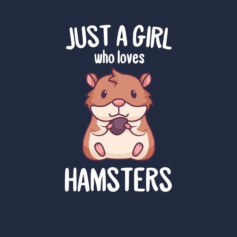 Mädchen das Hamster liebt Hamster Liebe