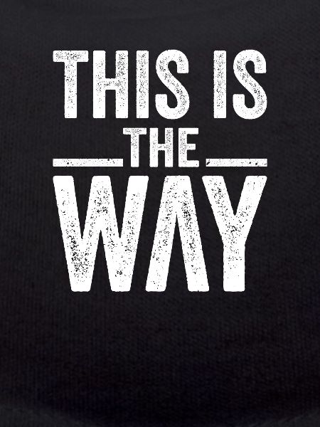This Is The Way Blanc