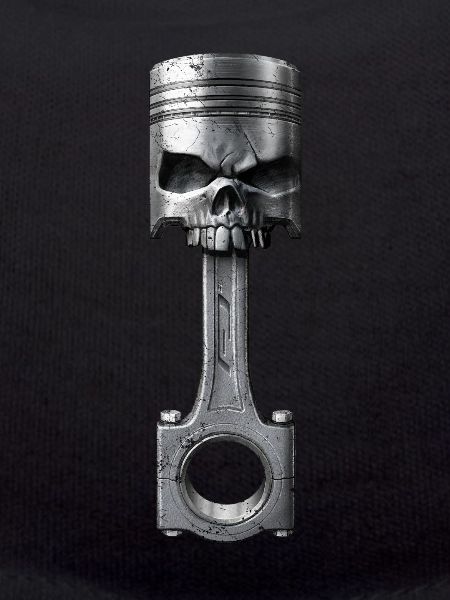 Skull flask