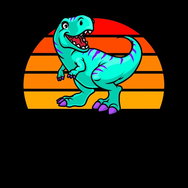 Coucher de soleil sur les dinosaures