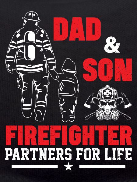 Fire department father and son