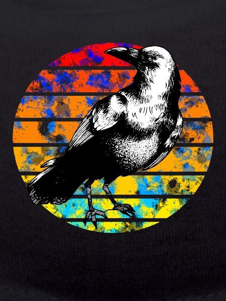 Raven Retro Sunset