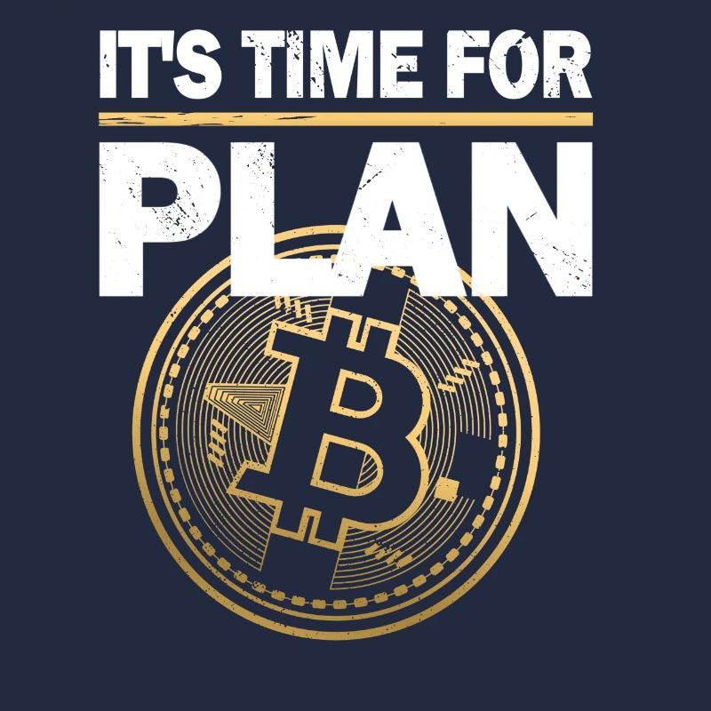 Crypto Bitcoin It's time for Plan B Shirt Geschenk