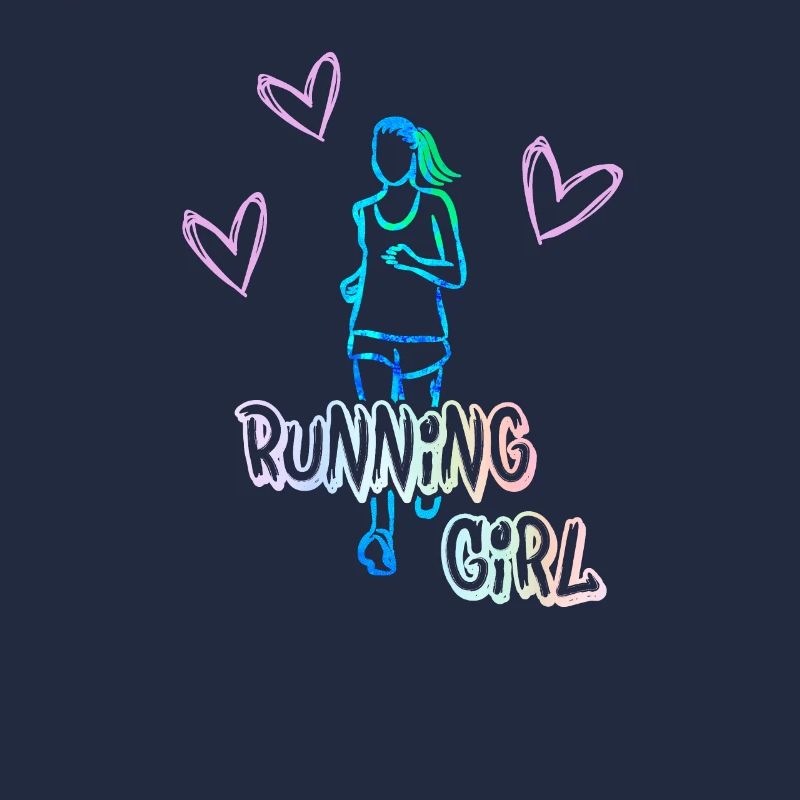 Le jogging et la course cadeau cool