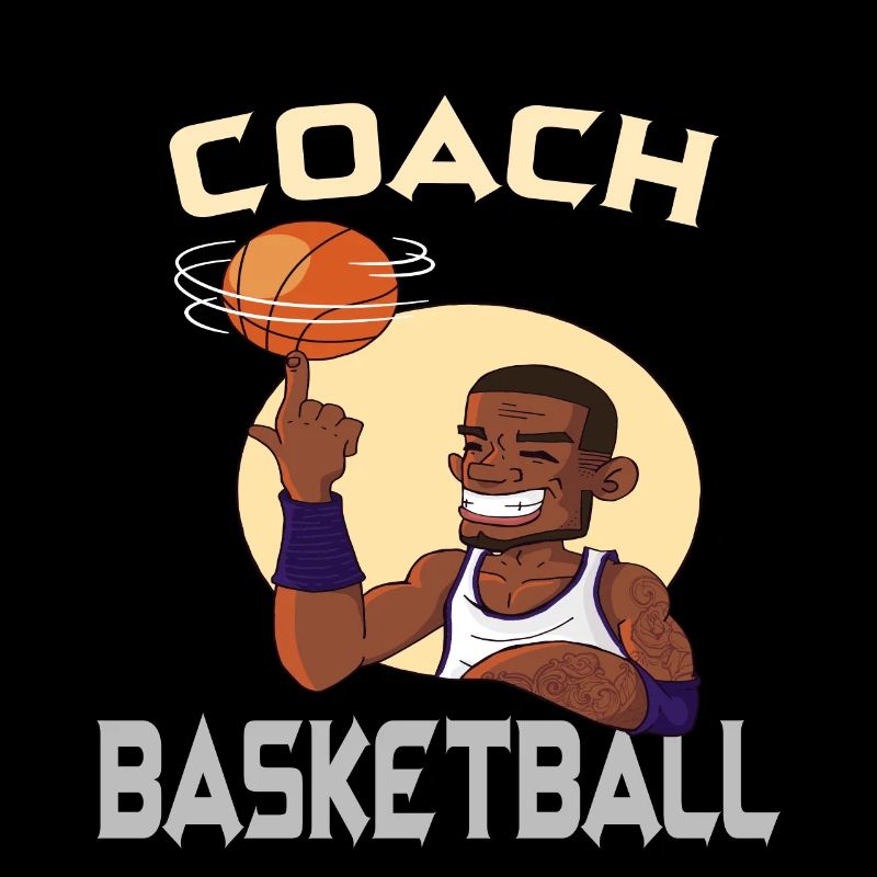 BASKET TSHIRT pour basket-ball coach