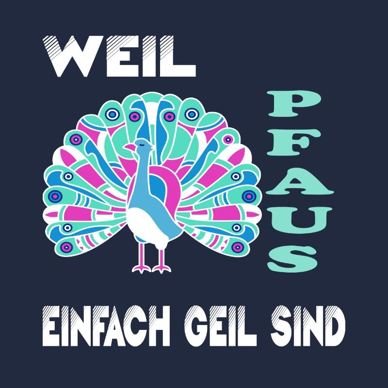 Pfau Pfaus Pfauen