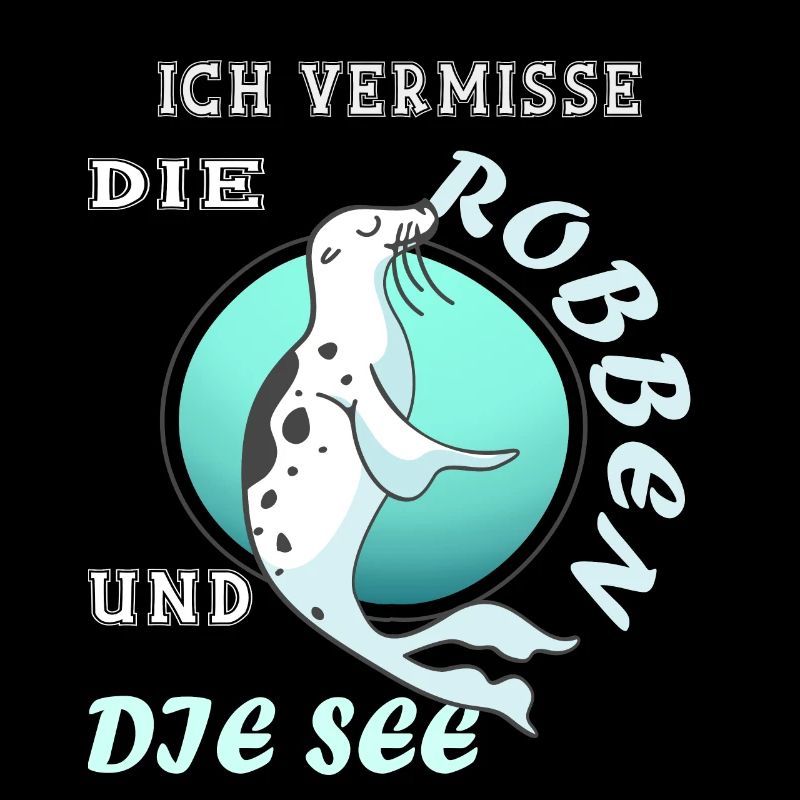 Robbe Nordsee Seerobbe Geschenk