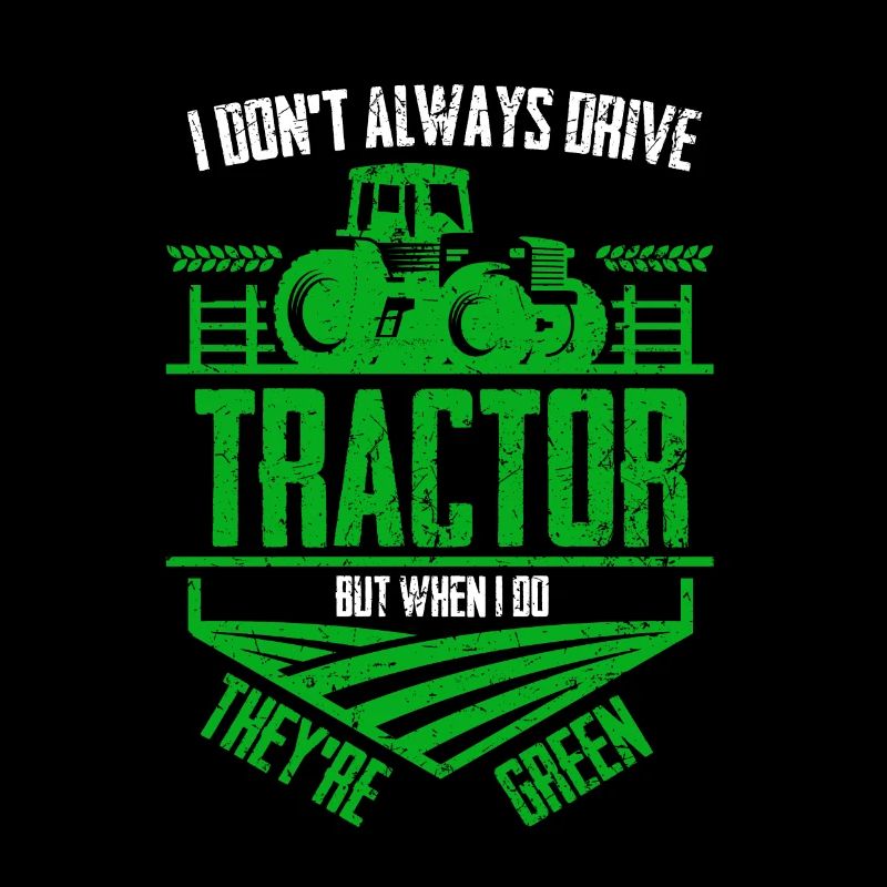 Grüner Traktor