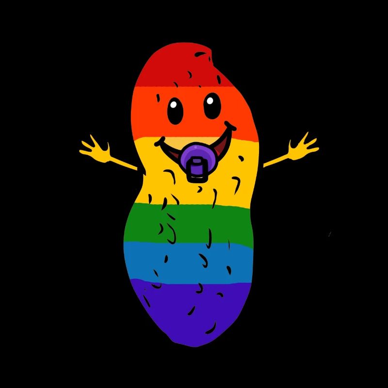 Arachide Bébé LGBT Drapeau arc-en-ciel Gay Pride