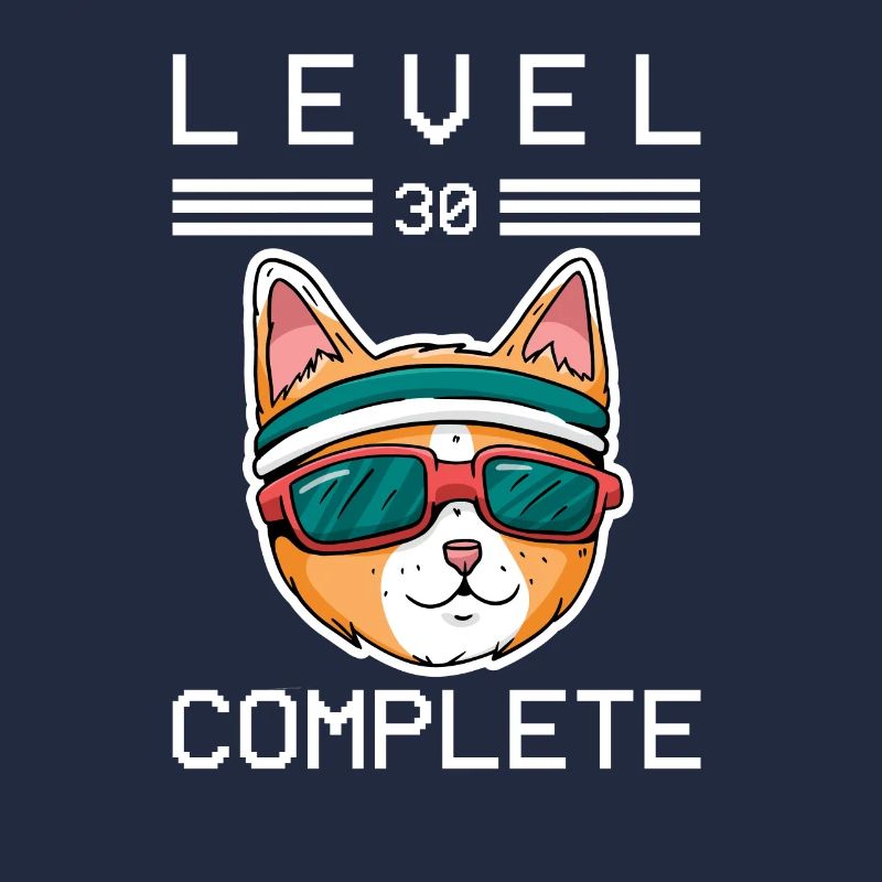 Cool Gamer Level 30 Complete 30.Geburtstag Gifts