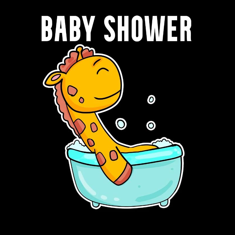 Baby Shower Baignoire Giraffe