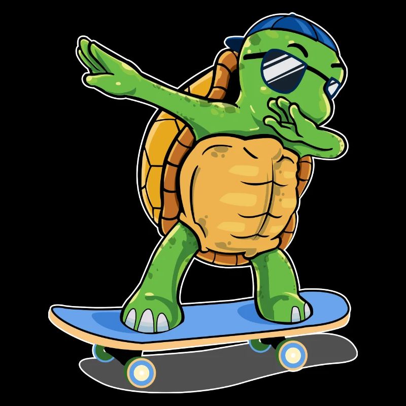 tortue skating testudines skateboard crapaud