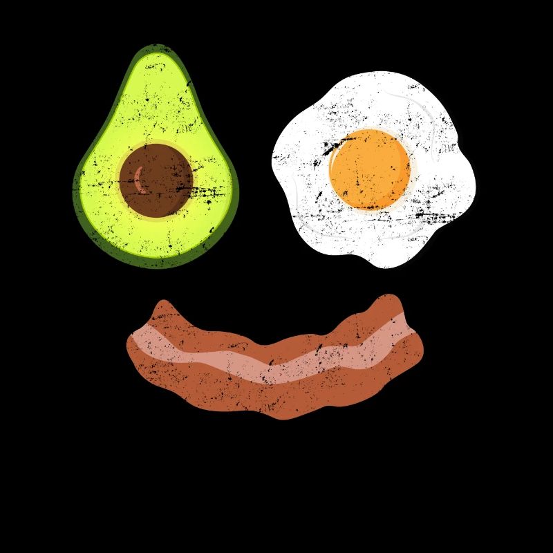 Brunch Frühstück Bacon Ei Avocado Spiegelei
