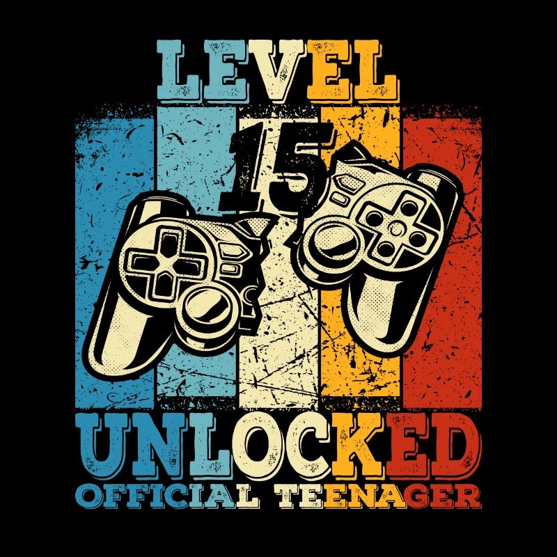 Birthday 15 Official Teens Young Level 15
