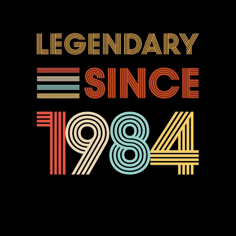 Vintage Legendary since 1984 Geburtstag