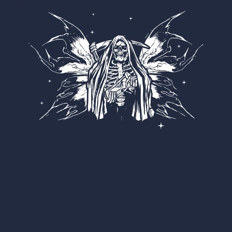 Fairycore Aesthetic Fee Skeleton Grim Reaper Goth