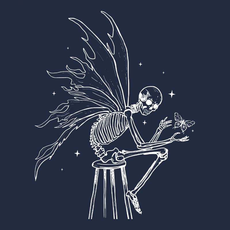 Fairycore Esthétique Squelette Fée Grunge Goth