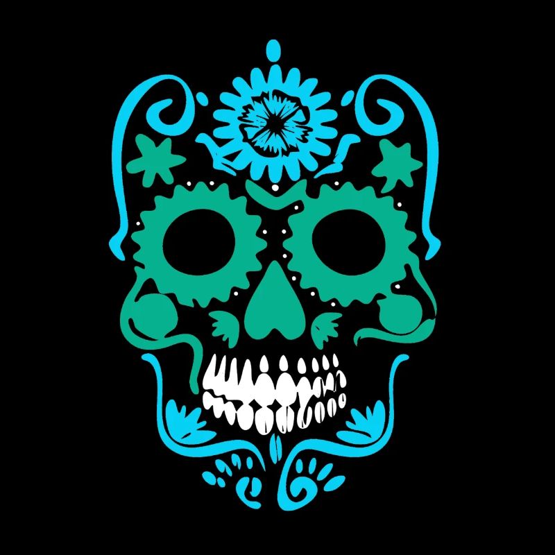 Skull mexican skulls gift dia de los muertos mexic