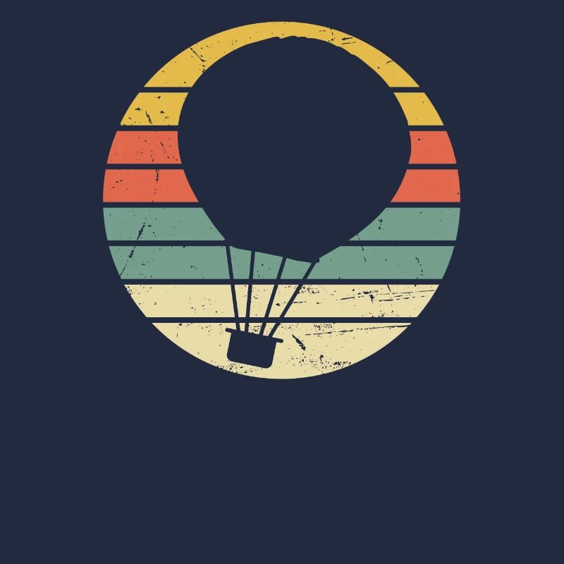 Montgolfière rétro