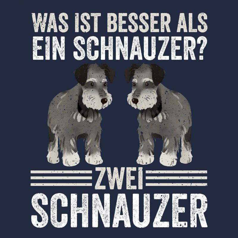 Zwei Schnauzer Hund Schnauzer