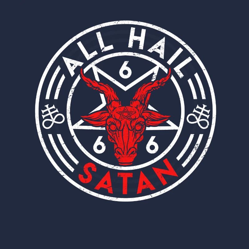 Satan Chèvre Tous Salut Satan Bafomet Baphomet