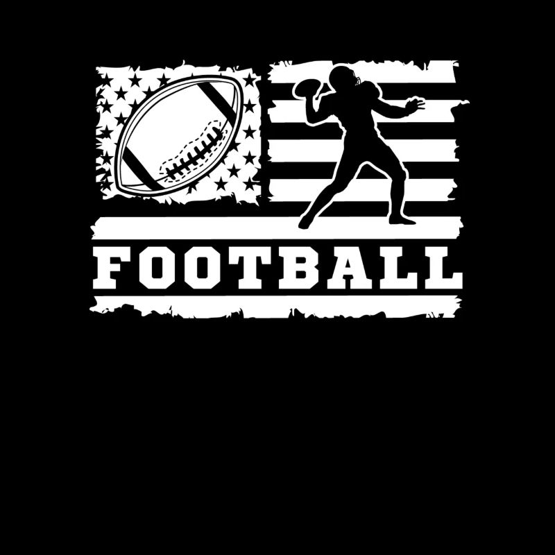 Cadeau de quarterback touchdown de football américain