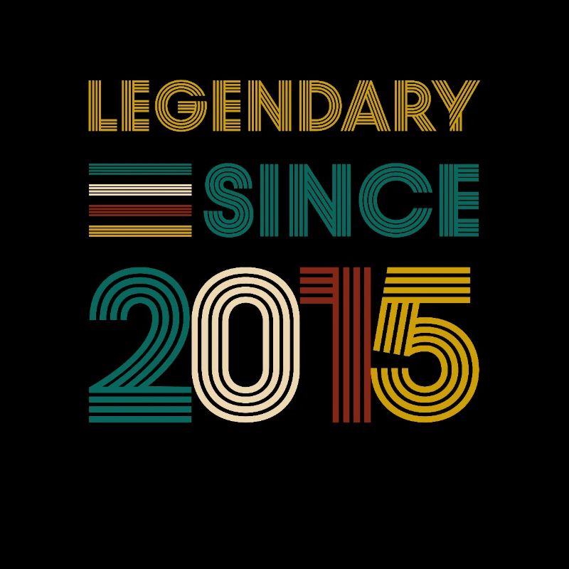 Vintage Legendary since 2015 birthday