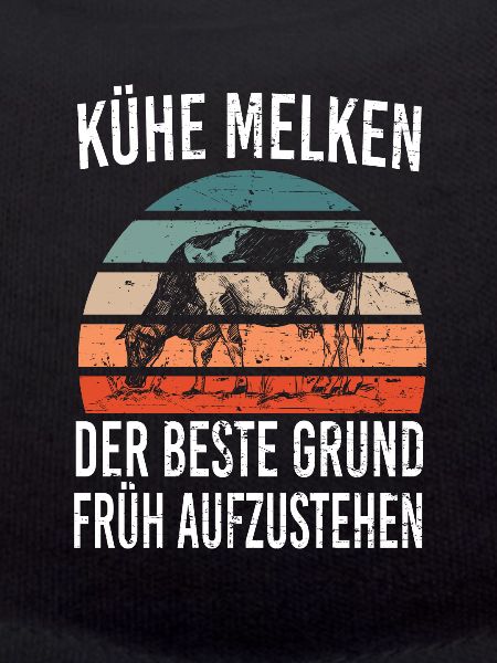 Kühe melken lustiger Spruch
