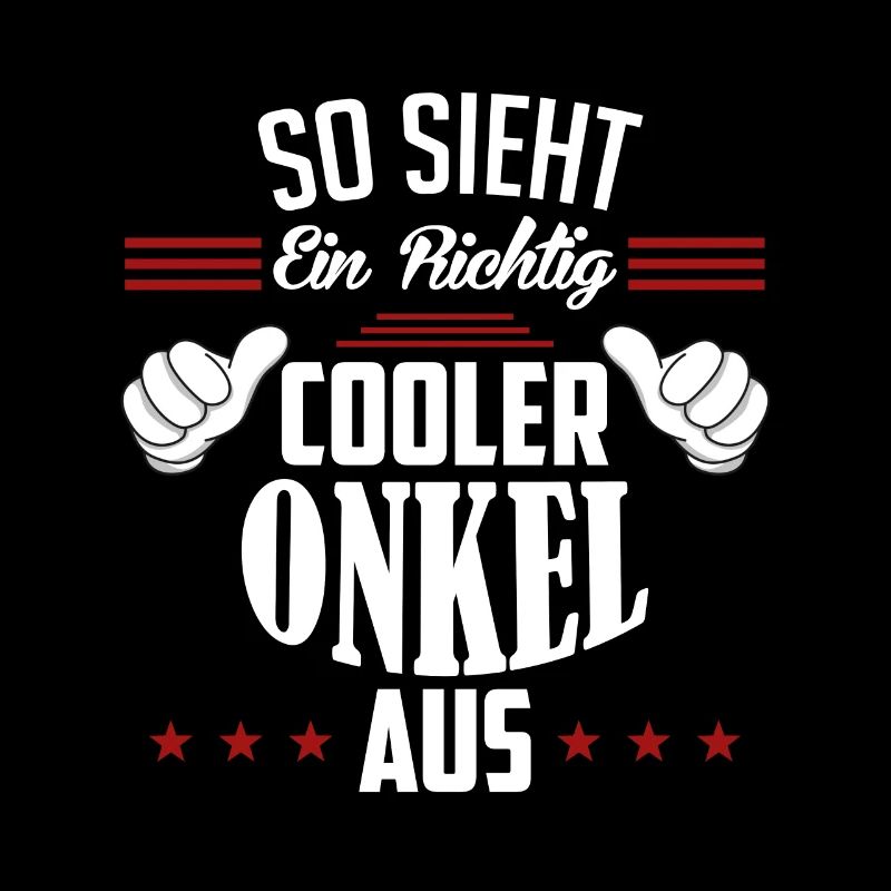 So sieht ein richtig cooler Onkel aus Onkel