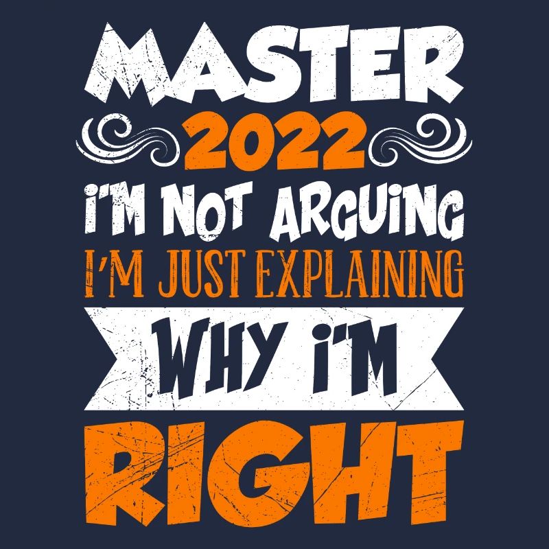 Master 2022 ich diskutiere nicht Master