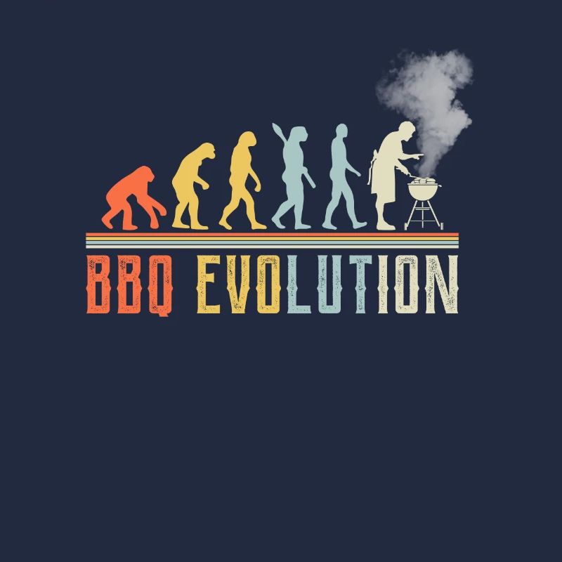 BBQ Evolution Lustiges Zitat