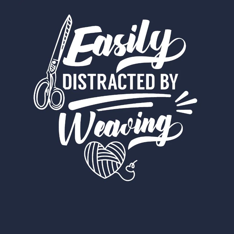Easily distracted by weaving loom weaver