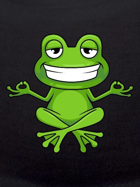 Yoga Meditation Frog