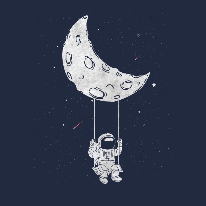 Astronaute Moon Swing Spacecore Esthétique Gesche