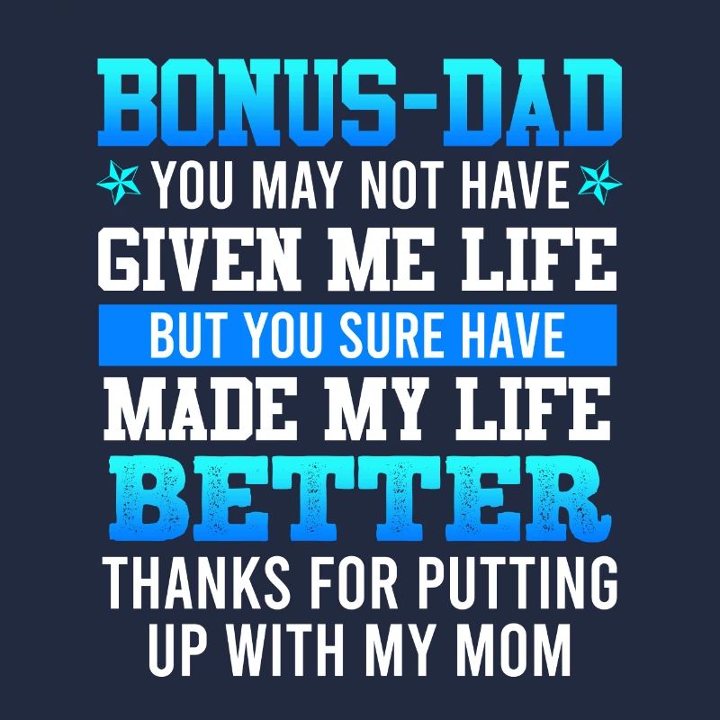 Thank you bonus-dad stepfather gratitude patchwork