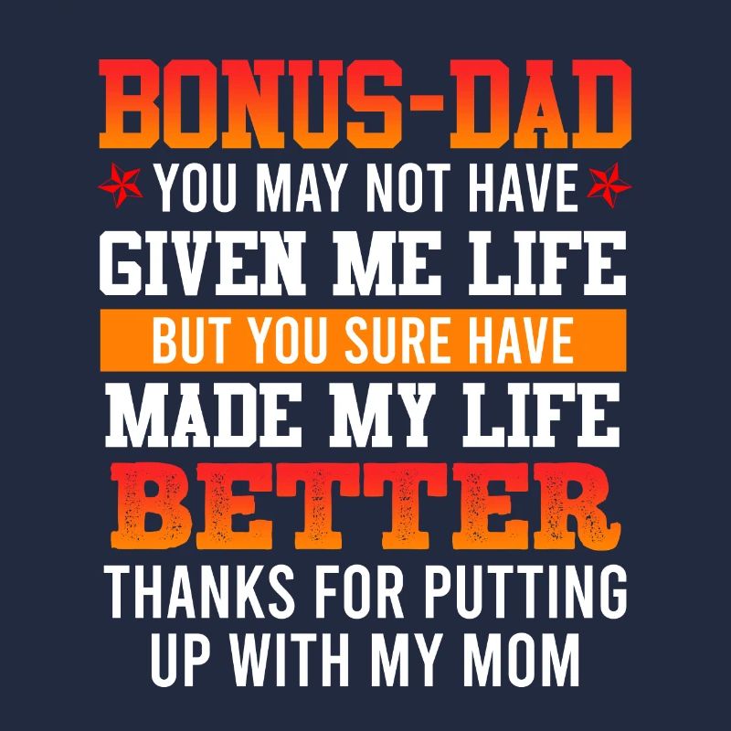 Thank you bonus-dad stepfather gratitude patchwork