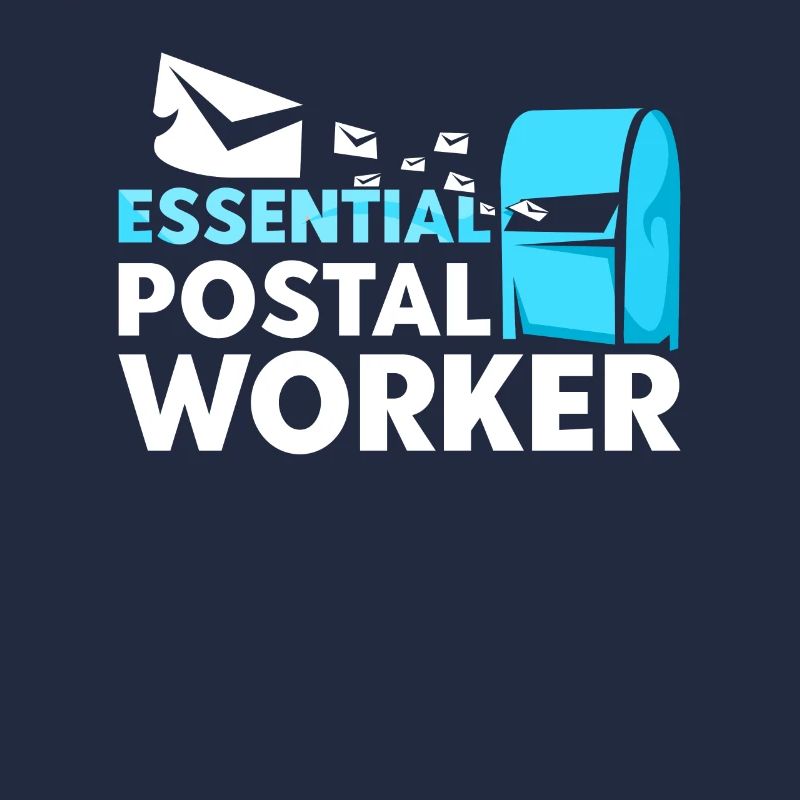 System-relevant postman Postman Delivery man