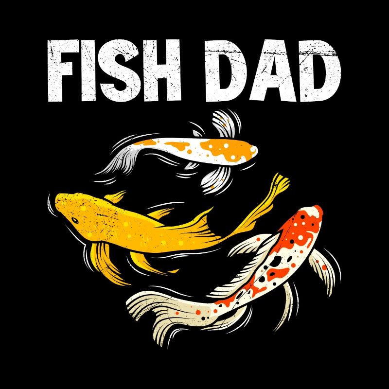 Poisson Papa Koi Carpe Koi Étang