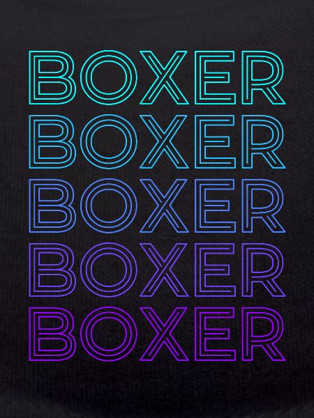 Boxer Chien Rétro